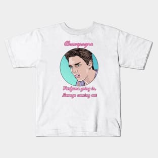 Champagne - diagnosis by an 80s bartender Kids T-Shirt